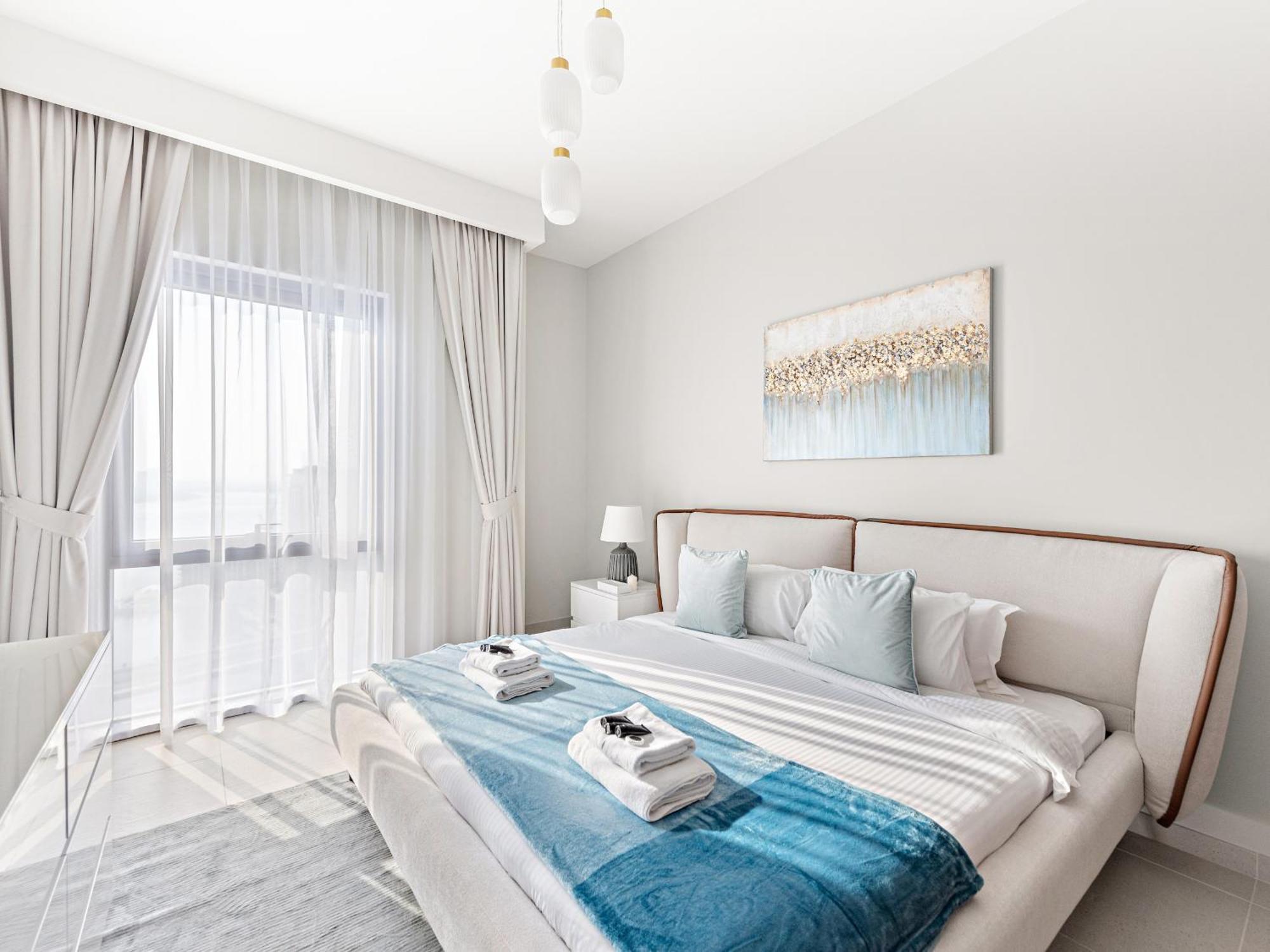 Bright & Airy 1-Bedroom Vida Residences ดูไบ ภายนอก รูปภาพ